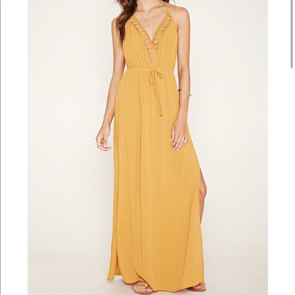 NWOT Crochet Maxi Dress